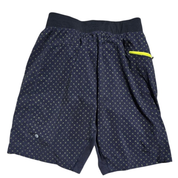 Lululemon T.H.E 9" Lined Men's Shorts Athletic Training Gym Neon Pocket Size? - Picture 4 of 5